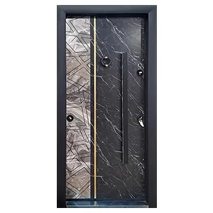 AL-DABBABA DOORS 2259 BLACK STANLESS