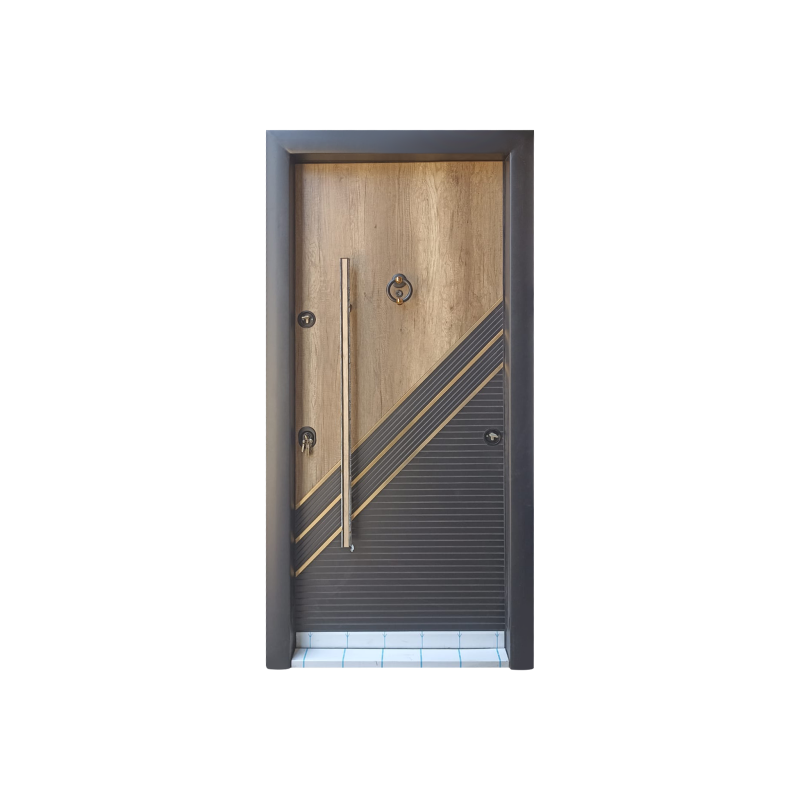 Turkish Steel Door Italian-Chrome Design Code 252